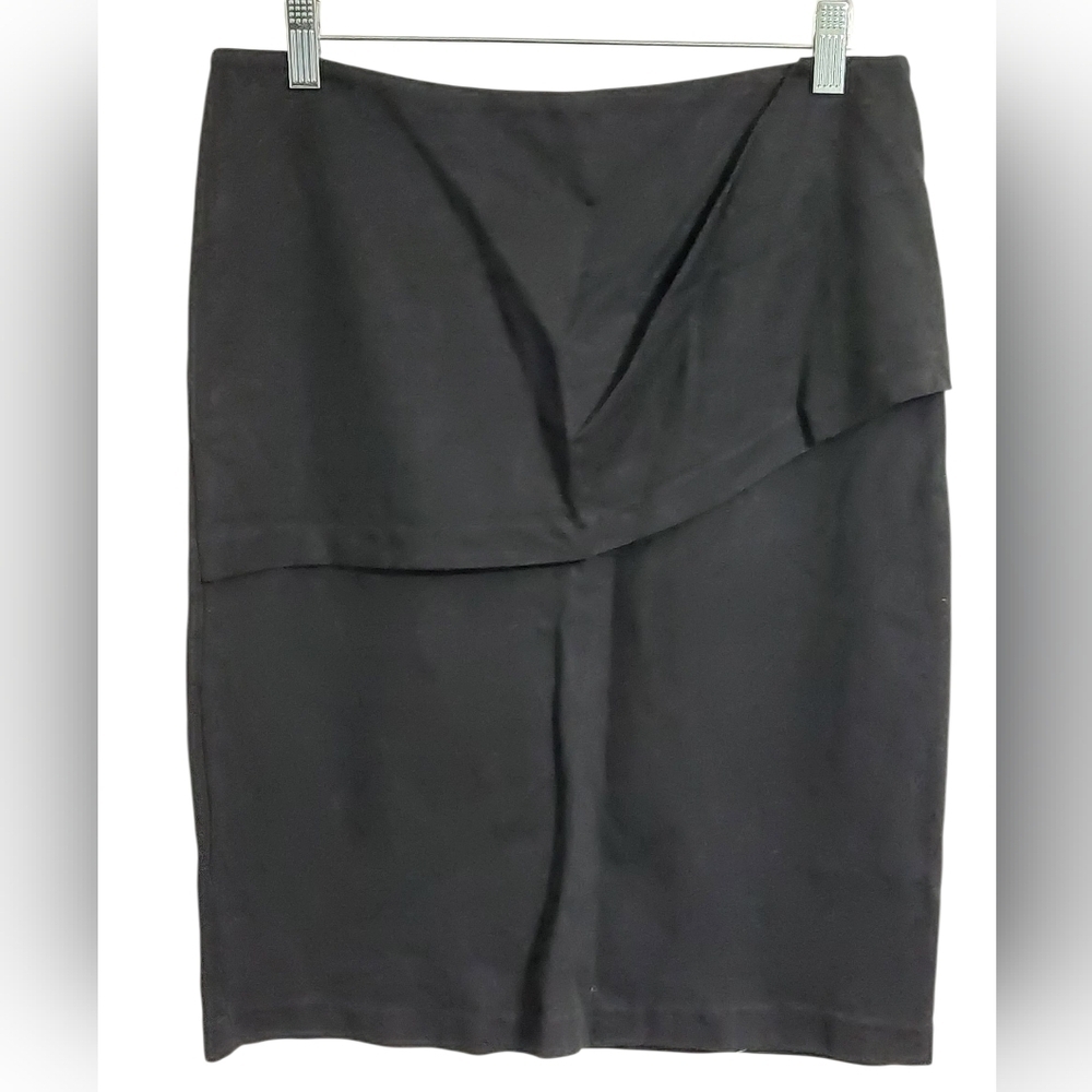 CAbi Asymmetrical Black Skirt